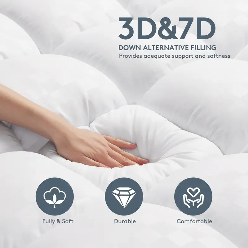 Extra‑thick cloud‑feel waterproof mattress, featuring an 8‑21‑inch deep‑pocket structure