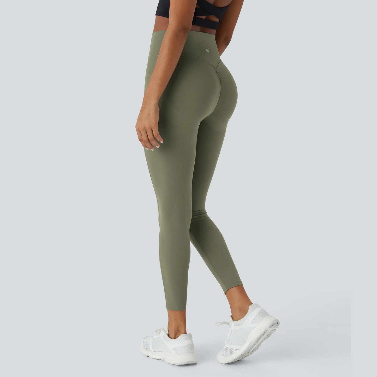 Scrunch Butt Lifting High Waist Leggings Tummy Control Pocket Sports Shaping Training Trousers