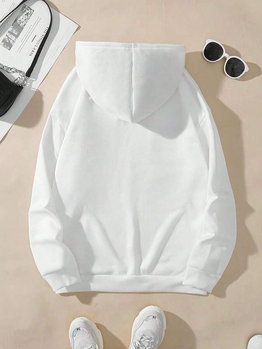 Young adults’ go-to vintage acid-washed hoodie with kangaroo pocket for daily outfits