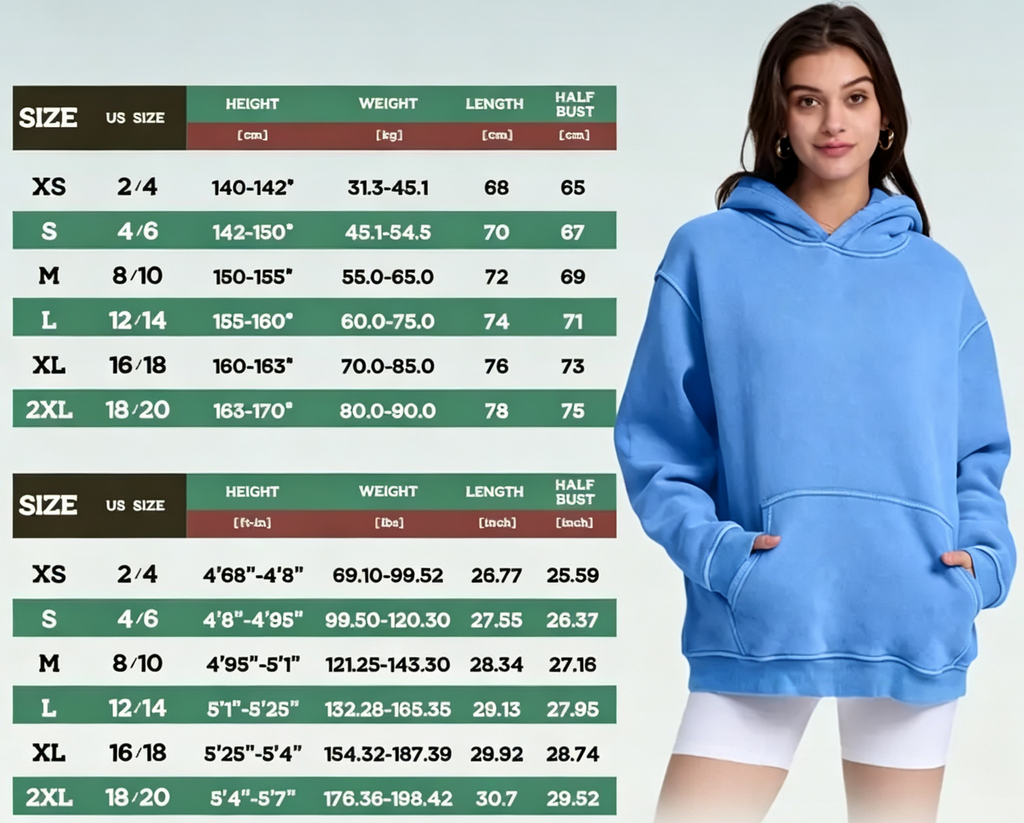 Young adults’ go-to vintage acid-washed hoodie with kangaroo pocket for daily outfits
