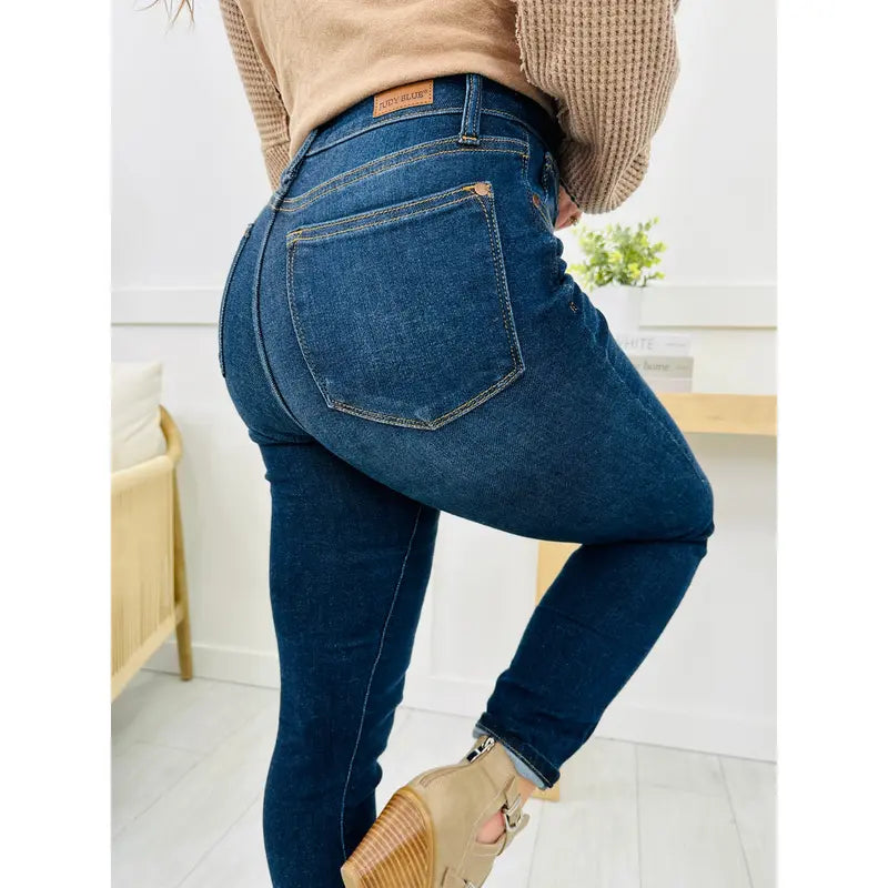 High Stretch Skinny Jeans, Slim Leg Design, Versatile & Figure-Flattering, Plus Sizes Available