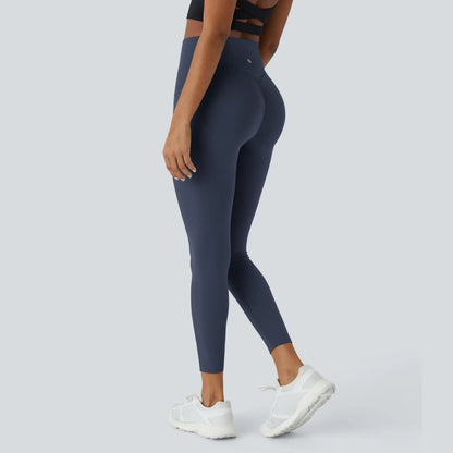 Scrunch Butt Lifting High Waist Leggings Tummy Control Pocket Sports Shaping Training Trousers