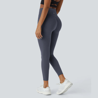 Scrunch Butt Lifting High Waist Leggings Tummy Control Pocket Sports Shaping Training Trousers