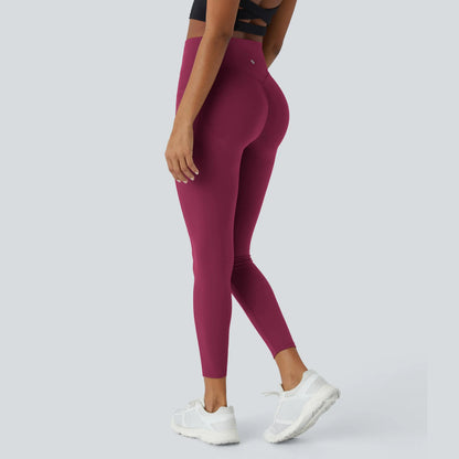 Scrunch Butt Lifting High Waist Leggings Tummy Control Pocket Sports Shaping Training Trousers