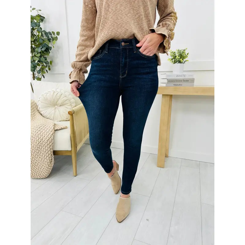 High Stretch Skinny Jeans, Slim Leg Design, Versatile & Figure-Flattering, Plus Sizes Available