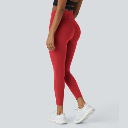 Scrunch Butt Lifting High Waist Leggings Tummy Control Pocket Sports Shaping Training Trousers