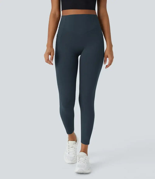 Scrunch Butt Lifting High Waist Leggings Tummy Control Pocket Sports Shaping Training Trousers
